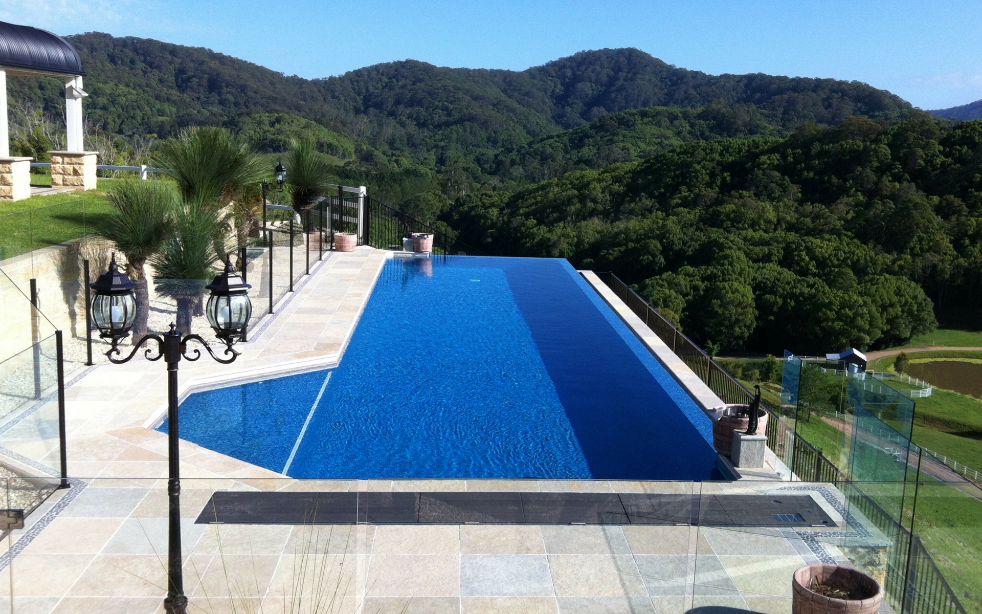 pool designs for slopes
